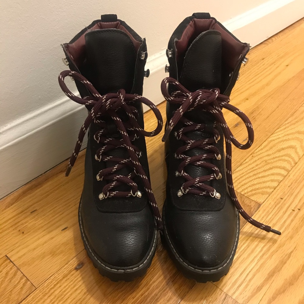 H&M premium lug sole boots